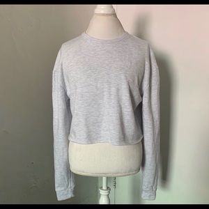 Topshop Cropped Crewneck